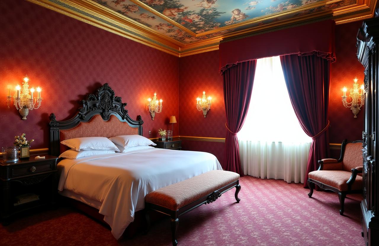 Suite dei Medici - Lusso sfrenato e tessuti damascati