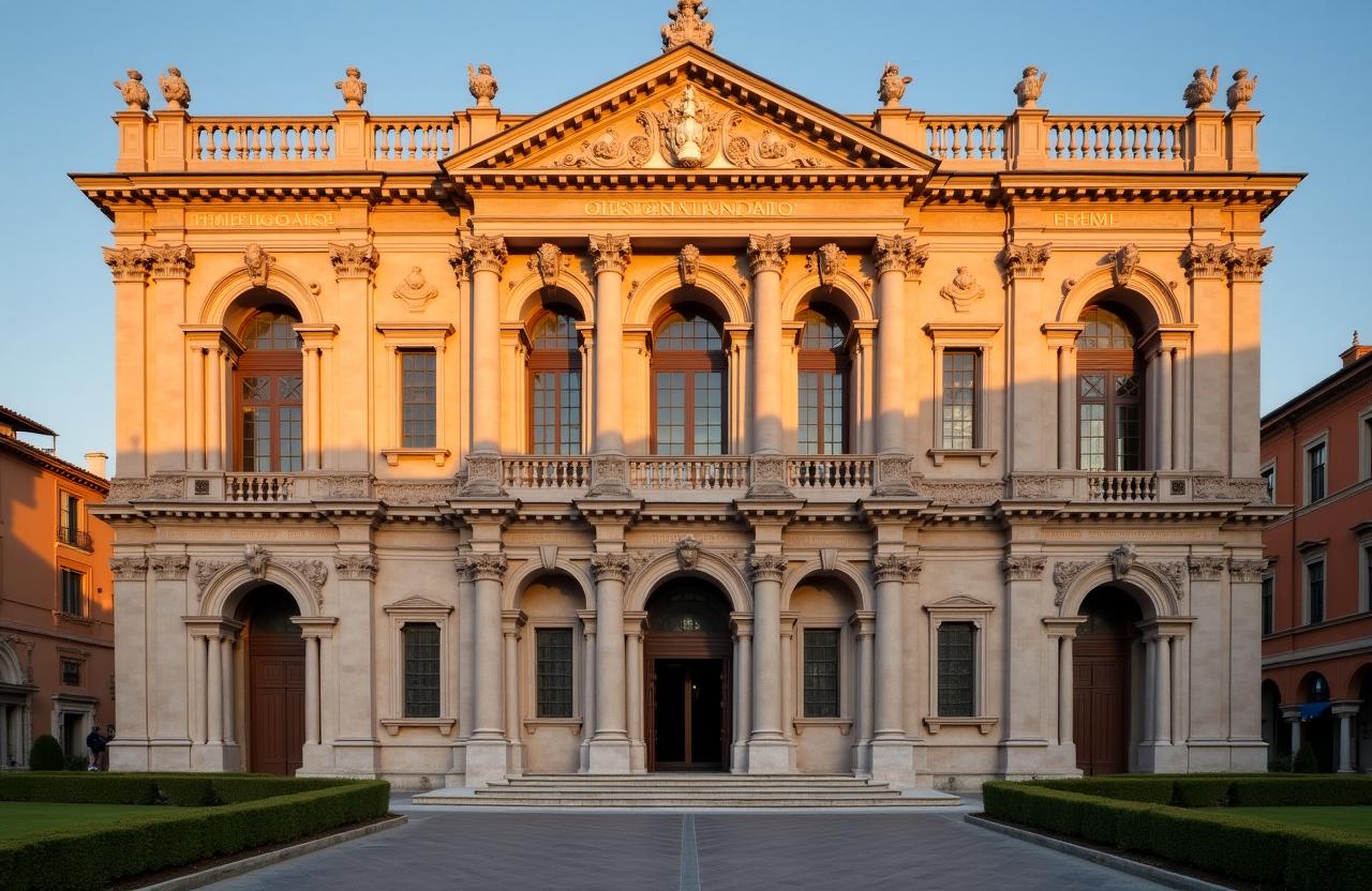Facciata maestosa del RinascenTide Hotel a Roma